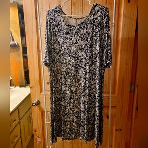 Black and white dress